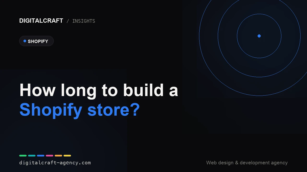 How long does it take to build a Shopify store