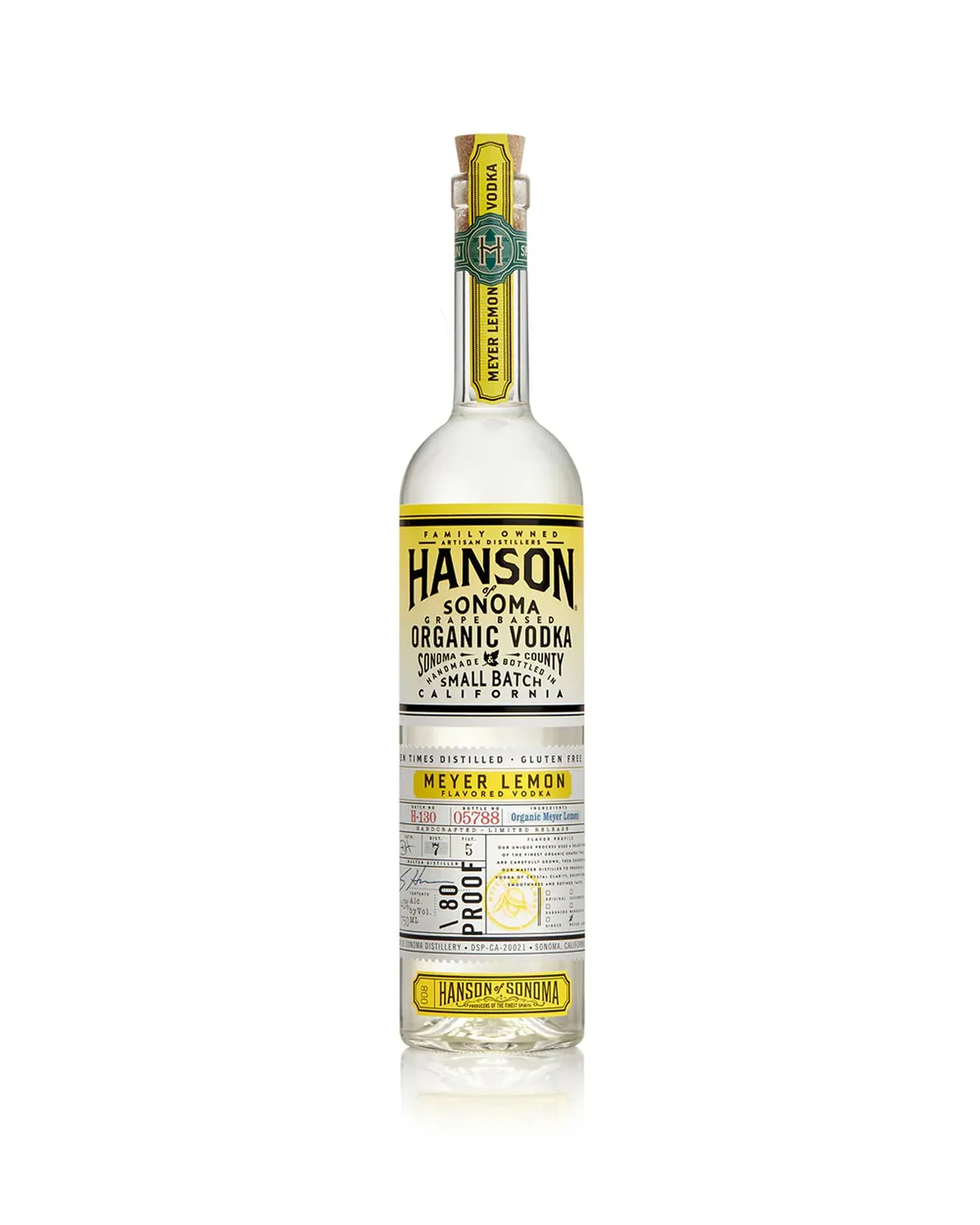 Hanson of Sonoma Meyer Lemon vodka
